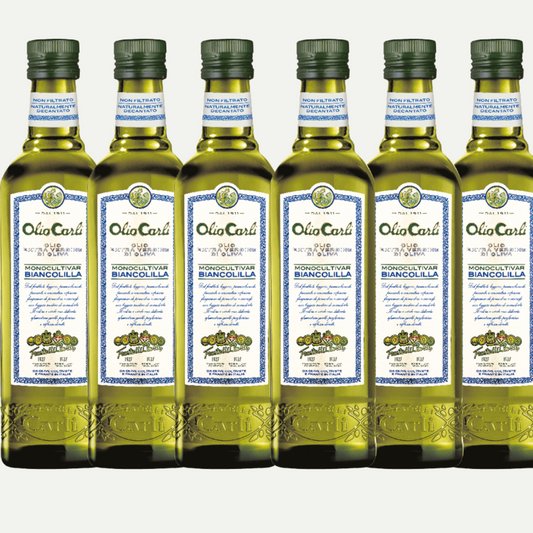 Olio Extra Vergine di Oliva Monocultivar Biancolilla 1L / 6 Bottiglie